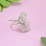 Nhẫn Bạc Nữ Thiết Kế Đính Đá Sang Trọng  N2409020117