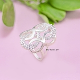Nhẫn Bạc Nữ Thiết Kế Đính Đá Sang Trọng  N2409020117