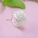 Nhẫn Bạc Nữ Thiết Kế Hình Chữ X Đính Đá Sang Trọng  N2409020098