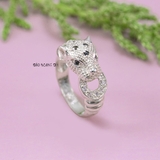 Nhẫn Bạc Nam Cartier Đầu Báo N2409030002