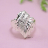 Nhẫn Bạc Nữ Thiết Kế Chạm Khắc Tỉ Mỉ Tinh Tế N2409020125