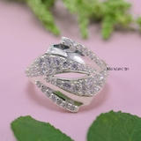 Nhẫn Bạc Nữ Thiết Kế Đính Đá Sang Trọng  N2409020105