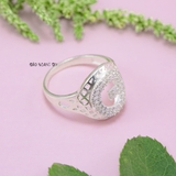 Nhẫn Bạc Nữ Thiết Kế Đính Đá Sang Trọng  N2409020102