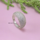 Nhẫn Bạc Nữ Thiết Kế Đính Đá Sang Trọng