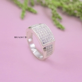 Nhẫn Bạc Nữ Thiết Kế Đính Đá Sang Trọng  N2409020107