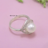 Nhẫn Bạc Nữ Ngọc Trai Đính Đá N2409060063