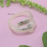 Nhẫn Bạc Nữ Thiết Kế Mở Hình Con Cá Dễ Dàng Điều Chỉnh Kích Thước N2409030003