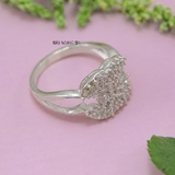 Nhẫn Bạc Nữ Chữ X Đính Đá Sang Trọng N2408310037