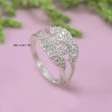 Nhẫn Bạc Nữ Chữ X Đính Đá Sang Trọng N2408310037