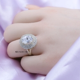 Nhẫn Bạc Nữ Đẹp Cao Cấp Gắn Đá Sang Trọng N2408310020