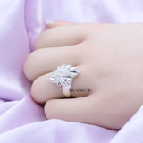 Nhẫn Bạc Nữ Thiết Kế Chạm Khắc Tỉ Mỉ Tinh Tế N2409020125