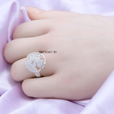 Nhẫn Bạc Nữ Đẹp Cao Cấp Gắn Đá Sang Trọng N2408310031