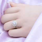 Nhẫn Bạc Nữ Hình Hoa Hướng Dương Gắn Đá Sang Trọng N2408310043