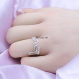 Nhẫn Bạc Nữ Teen Chữ LOVE N2408280069
