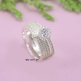 Nhẫn Bạc Nữ Đẹp Cao Cấp Gắn Đá Sang Trọng N2408310012
