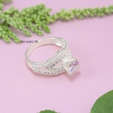 Nhẫn Bạc Nữ Đẹp Cao Cấp Gắn Đá Sang Trọng N2408310014