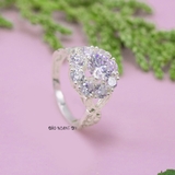 Nhẫn Bạc Nữ Đá Ổ Cao Sang Trọng Quý Phái N2408300058