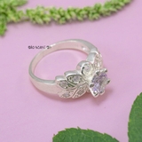 Nhẫn Bạc Nữ Đá Ổ Cao Sang Trọng Quý Phái N2408300059