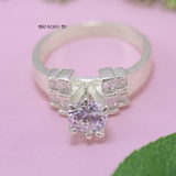 Nhẫn Bạc Nữ Đính Đá Sang Trọng N2409010036