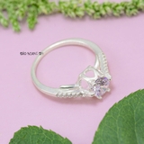 Nhẫn Bạc Nữ Đính Đá Sang Trọng N2409010020