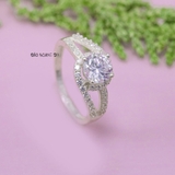 Nhẫn Bạc Nữ Đính Đá Sang Trọng N2409010002