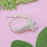 Nhẫn Bạc Nữ Đính Đá Sang Trọng N2409010003