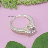 Nhẫn Bạc Nữ Đính Đá Sang Trọng N2409010021