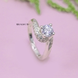 Nhẫn Bạc Nữ Đính Đá Sang Trọng N2409010071