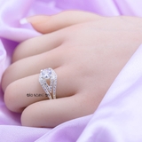 Nhẫn Bạc Nữ Đẹp Cao Cấp Gắn Đá Sang Trọng N2408310014