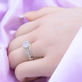 Nhẫn Bạc Nữ  Đính Đá Sang Trọng N2409010060
