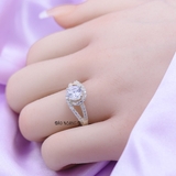 Nhẫn Bạc Nữ Đính Đá Sang Trọng N2409010002