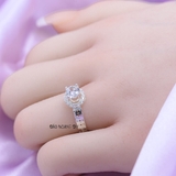 Nhẫn Bạc Nữ Kim Tiền Đính Đá Sang Trọng N2409010059