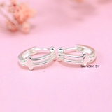 Bông Tai Bạc S925 Cho Bé Khong Tròn Kiểu Nhỏ Xinh H2410280005