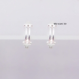 Bông Tai Bạc S925 Cho Bé Khong Tròn Kiểu Nhỏ Xinh H2410280005