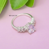 Nhẫn Bạc Nữ  Đính Đá Oval Sang Trọng N2409010062