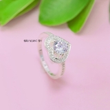 Nhẫn Bạc Nữ Hình Trái Tim Gắn Đá Sang Trọng N2408310047
