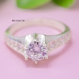 Nhẫn Bạc Nữ Đính Đá Sang Trọng N2409010035