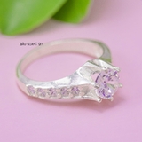 Nhẫn Bạc Nữ Đính Đá Sang Trọng N2409010035