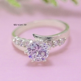 Nhẫn Bạc Nữ Đính Đá Sang Trọng  N2409020002