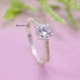Nhẫn Bạc Nữ Đính Đá Sang Trọng