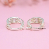 Bông Tai Bạc Nữ Kiểu Bật Hình Ngôi Sao Khong Cứng Cáp Chắc Chắn H2410280065