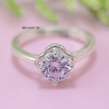 Nhẫn Bạc Nữ Hình Bông Hoa Đính Đá Sang Trọng  N2409020012