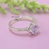 Nhẫn Bạc Nữ Hình Bông Hoa Đính Đá Sang Trọng  N2409010080