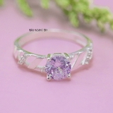 Nhẫn Bạc Nữ Đính Đá Sang Trọng  N2409020019