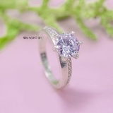 Nhẫn Bạc Nữ Đính Đá Sang Trọng  N2409020003
