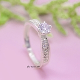 Nhẫn Bạc Nữ Đính Đá Sang Trọng  N2409010093