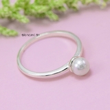 Nhẫn Bạc Nữ Ngọc Trai Nhỏ Xinh N2409060077