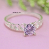 Nhẫn Bạc Nữ Đính Đá Sang Trọng  N2409010084