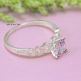 Nhẫn Bạc Nữ Đính Đá Sang Trọng  N2409010084