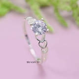 Nhẫn Bạc Nữ Đính Đá Sang Trọng  N2409010084